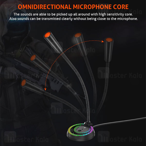 میکروفون رومیزی سیمی میشن Meetion MT-MC14